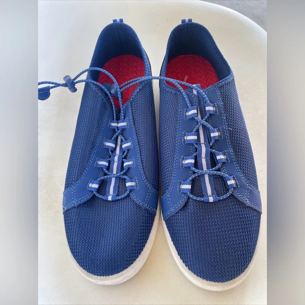 SPERRY Boys Blue Abyss Washable Quick Dry Sneakers - Size 6 Big Boys Youth